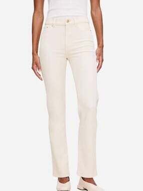 NEW DL1961 - WOMEN'S halle straight high rise instasculpt jeans in ecru